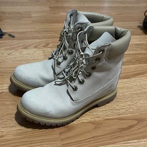 Timberland White Boots